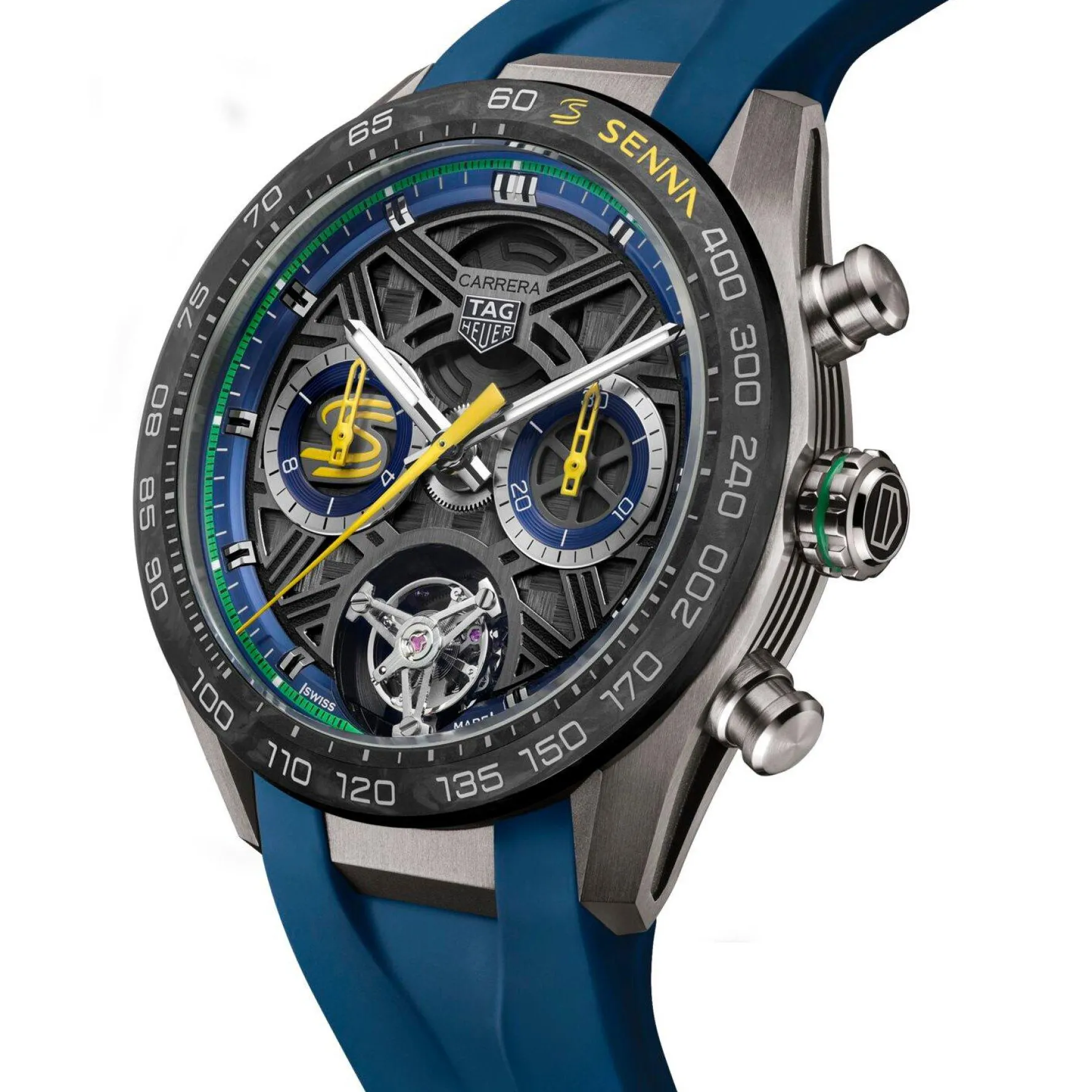 TAG Heuer Carrera Chronograph Tourbillon Extreme Sport X Senna 44mm Automatic Men’s Watch