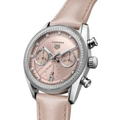 TAG Heuer Carrera Chronograph Glassbox 39mm Diamond Automatic Ladies Watch