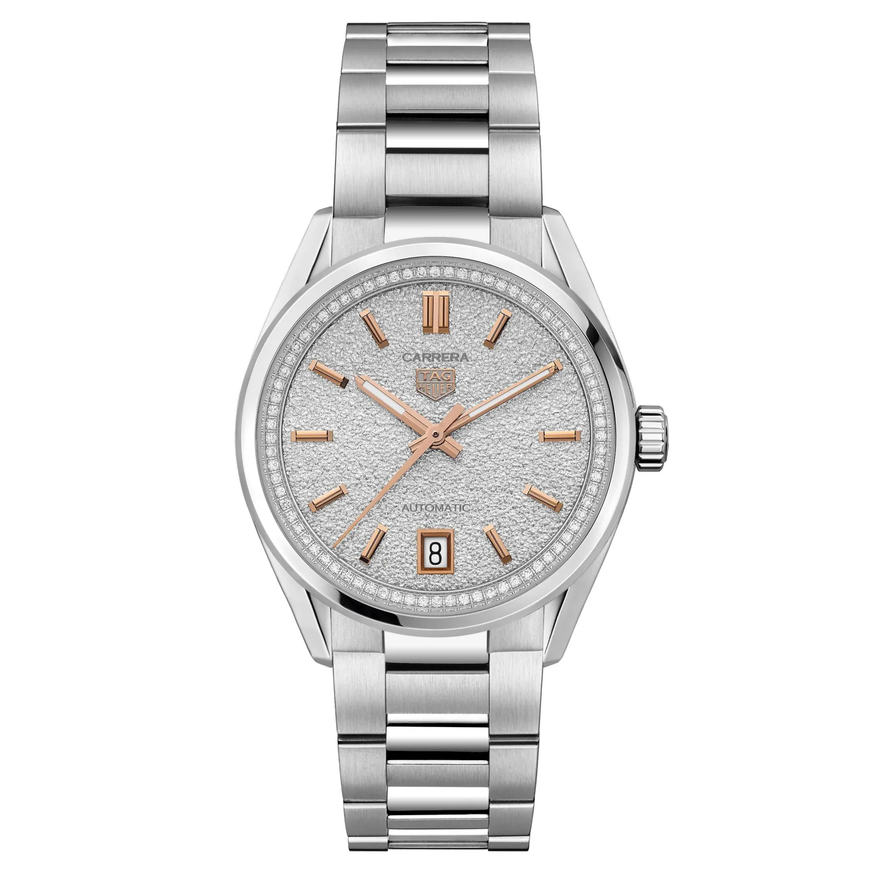 TAG Heuer Carrera Date 36mm Diamond Automatic Ladies Watch