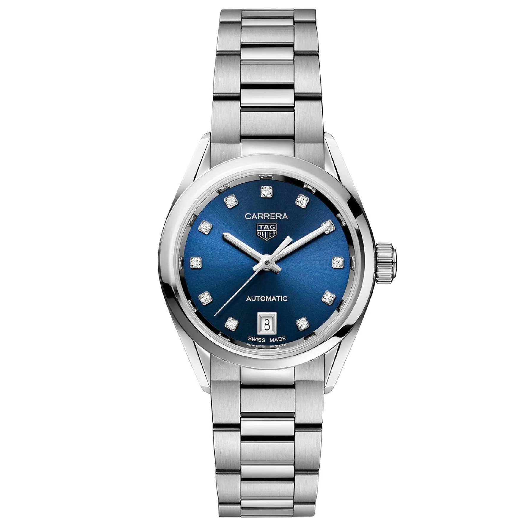 TAG Heuer Carrera Date 29mm Diamond Automatic Ladies Watch