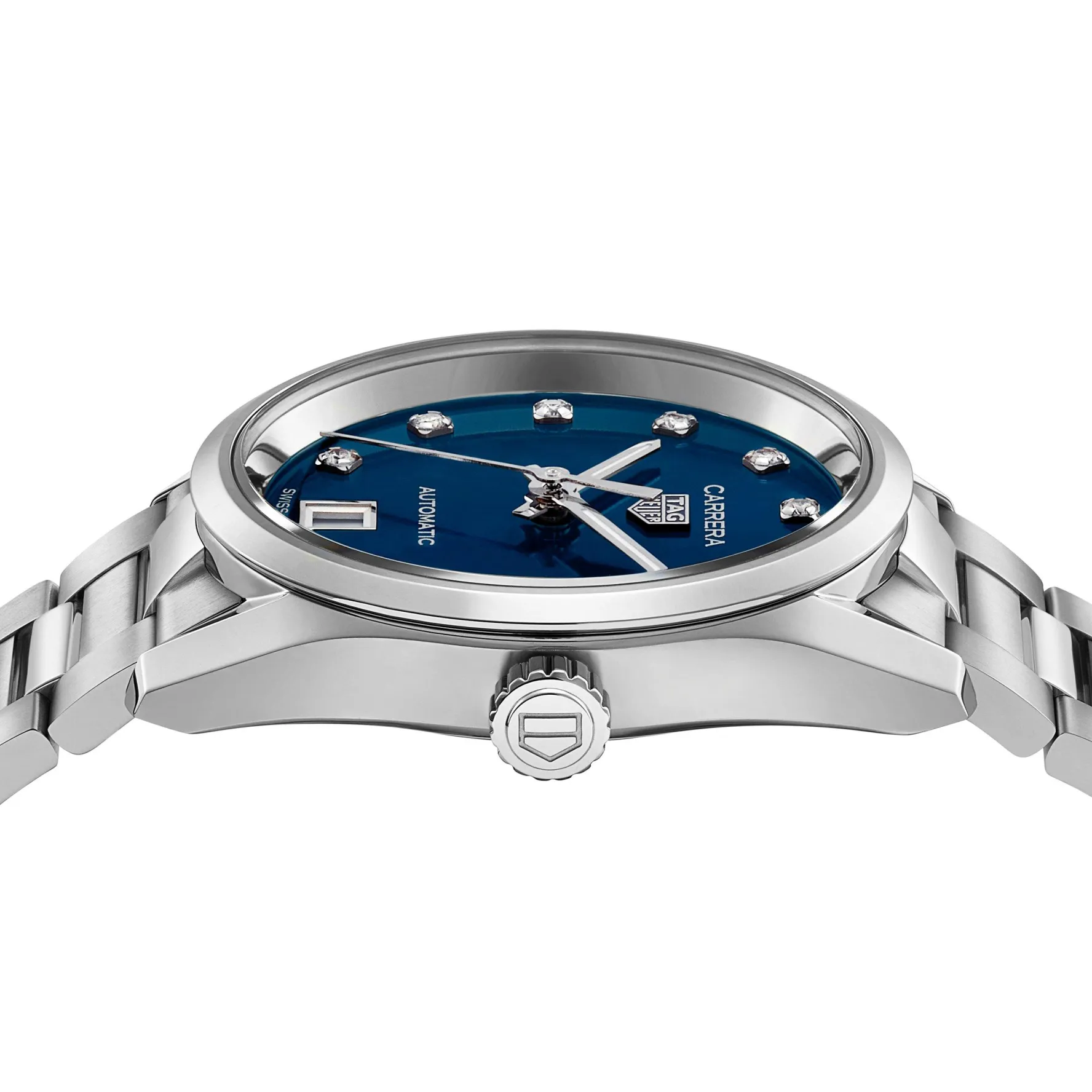 TAG Heuer Carrera Date 29mm Diamond Automatic Ladies Watch