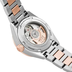 TAG Heuer Carrera Date 29mm Stainless Steel and 18K Rose Gold Diamond Automatic Ladies Watch