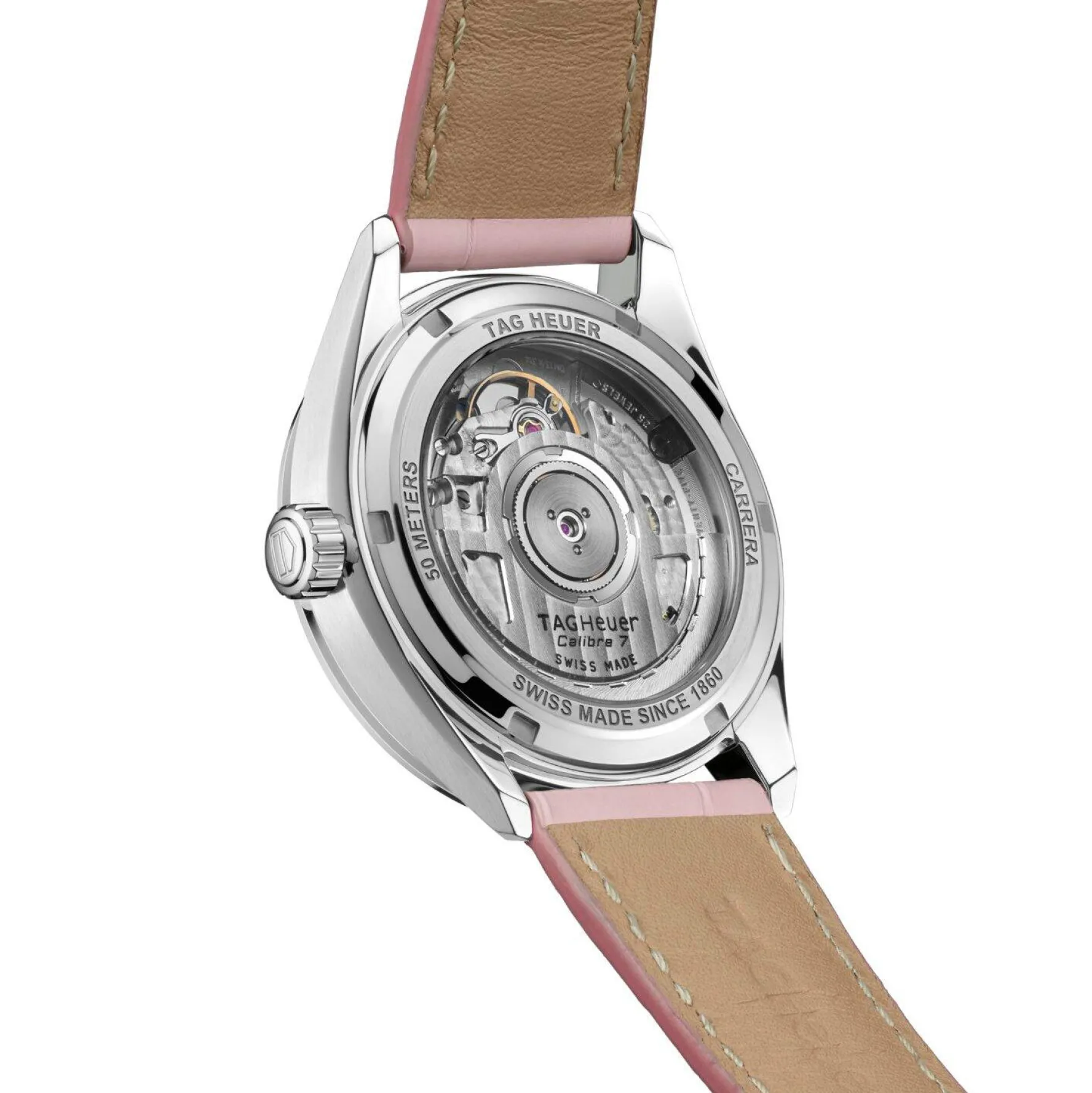 TAG Heuer Carrera Date 36mm Diamond Mother of Pearl Automatic Ladies Watch