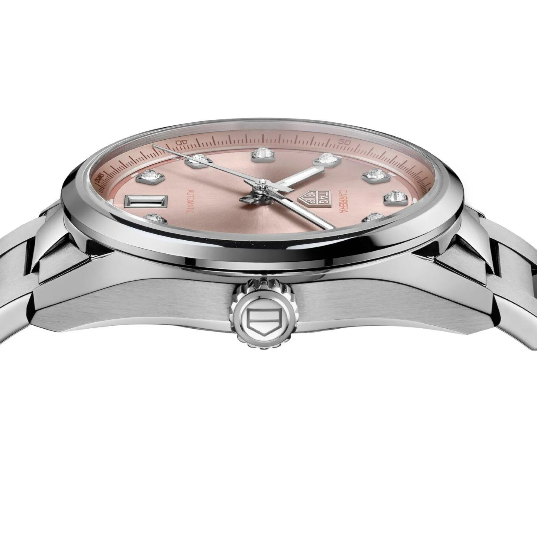 TAG Heuer Carrera Date 36mm Diamond Automatic Ladies Watch