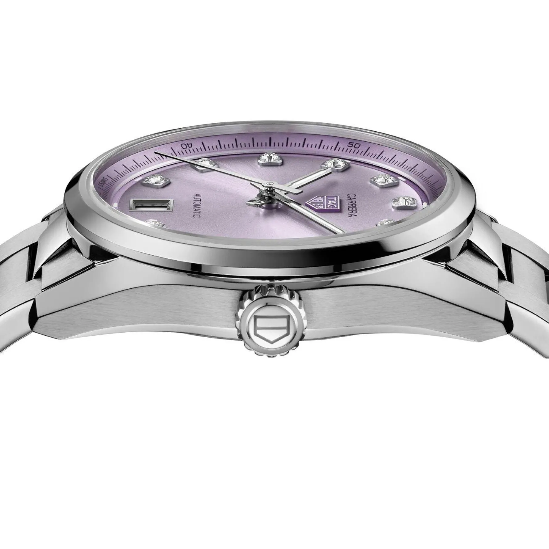 TAG Heuer Carrera Date 36mm Diamond Automatic Ladies Watch