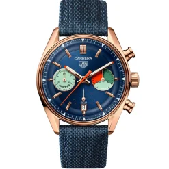 TAG Heuer Carrera Skipper 39mm 18K Rose Gold Chronograph Automatic Men’s Watch