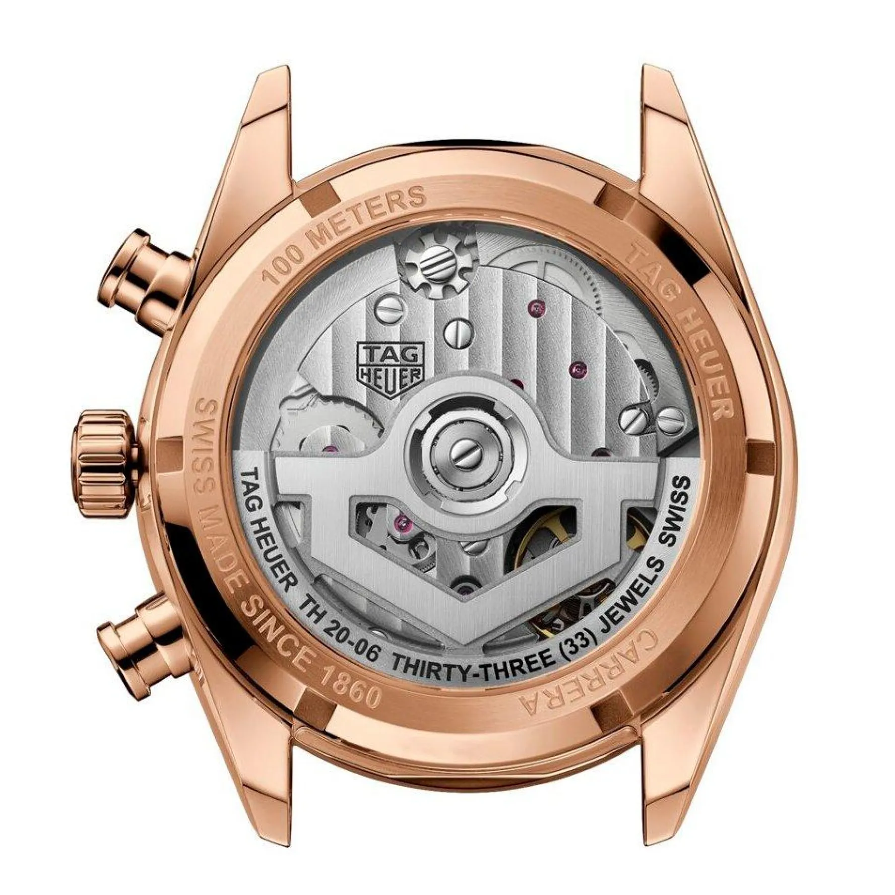 TAG Heuer Carrera Skipper 39mm 18K Rose Gold Chronograph Automatic Men’s Watch
