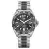TAG Heuer Formula 1 Calibre 5 Automatic Men's Grey Steel and Black Ceramic Chronograph 43mm Watch