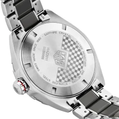 TAG Heuer Formula 1 Calibre 5 Automatic Men's Grey Steel and Black Ceramic Chronograph 43mm Watch