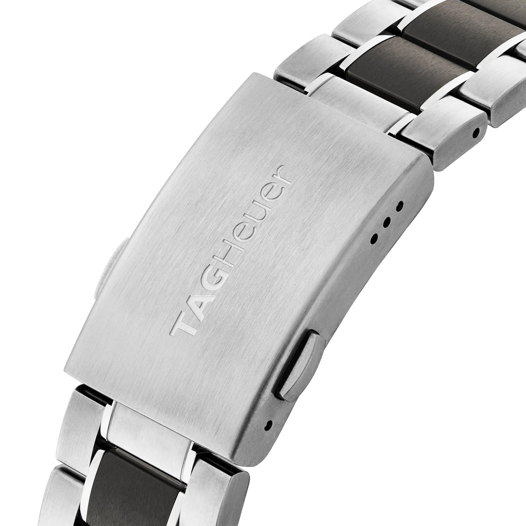 TAG Heuer Formula 1 Calibre 5 Automatic Men's Grey Steel and Black Ceramic Chronograph 43mm Watch
