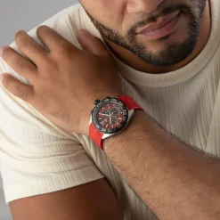 TAG Heuer Formula 1 Chronograph 43mm Red Rubber Strap Men’s Watch