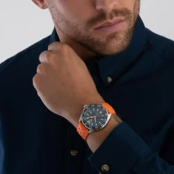 TAG Heuer Formula 1 43mm Orange Rubber Strap Men’s Watch