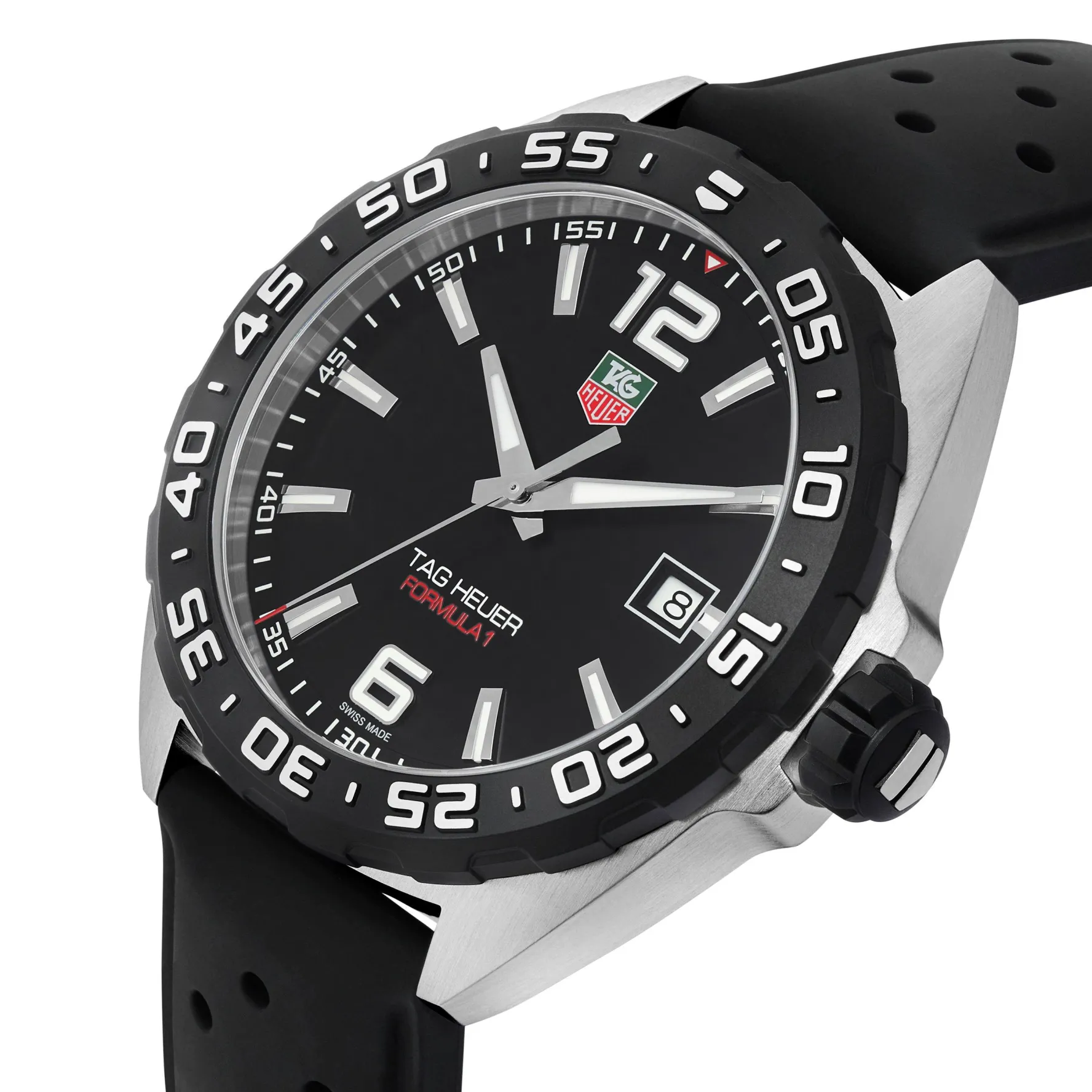 TAG Heuer Formula 1 Quartz Men's Black Rubber 41mm Watch