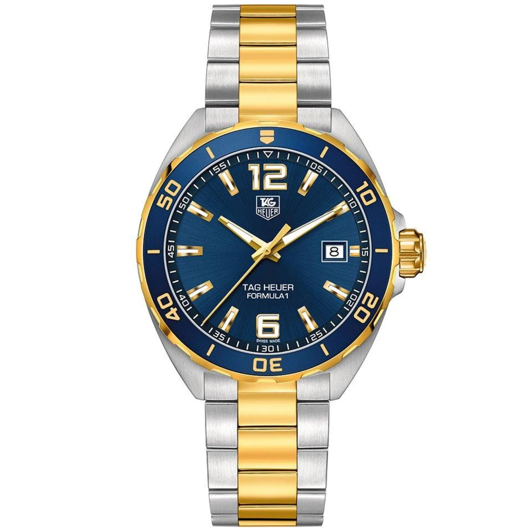 TAG Heuer Formula 1 Quartz Men's Blue Steel and Yellow Gold Watch