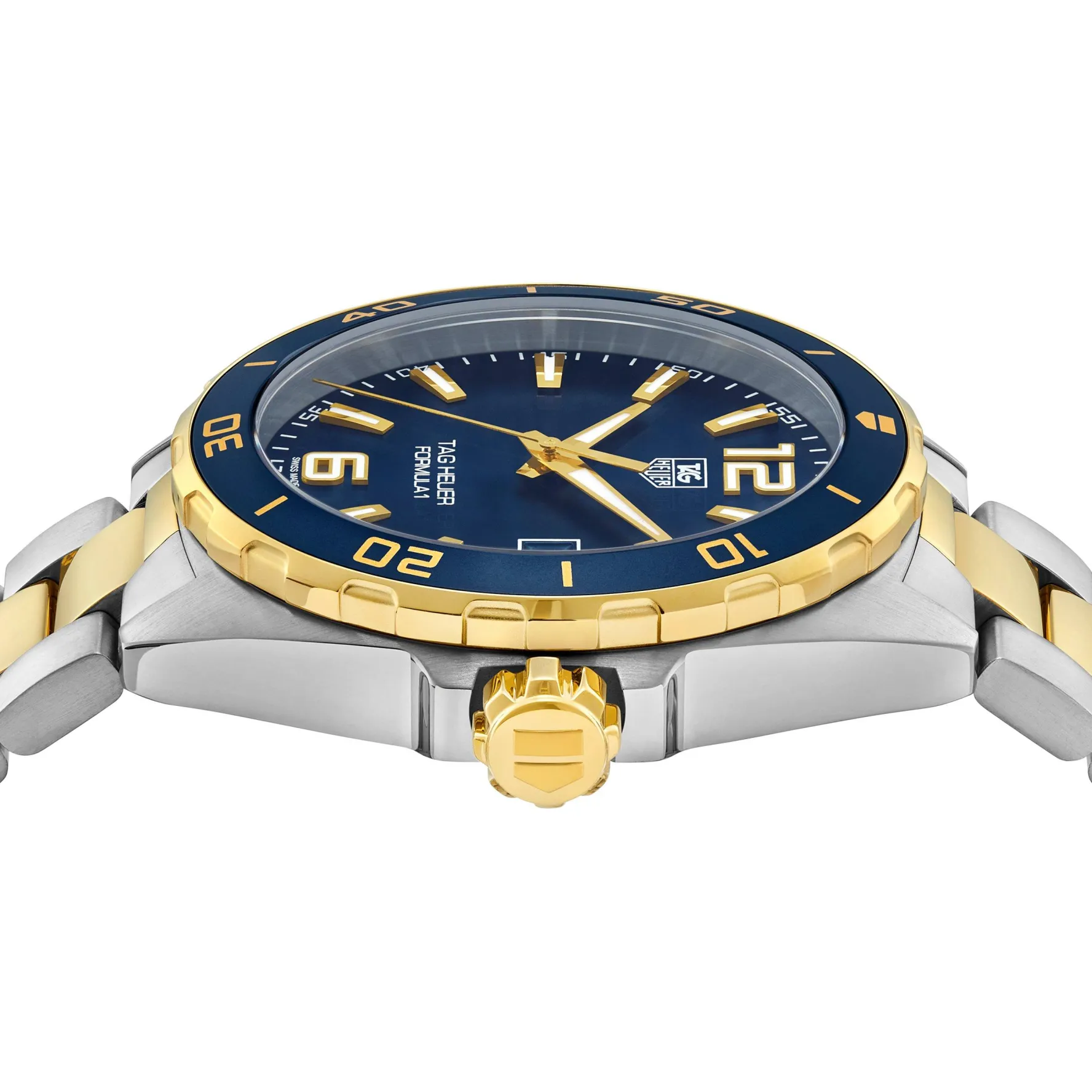 TAG Heuer Formula 1 Quartz Men's Blue Steel and Yellow Gold Watch