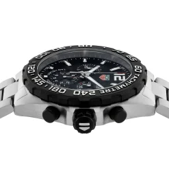 TAG Heuer Formula 1 Quartz Men's Black Steel Chronograph 43mm Watch