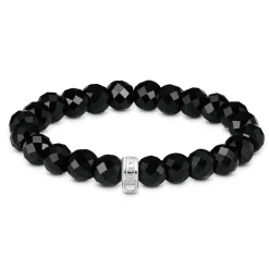 Thomas Sabo Black Obsidian Charm Bracelet