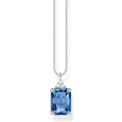 Thomas Sabo Blue Crystal Necklace