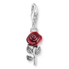 Thomas Sabo Charmista Club Silver Red Rose Charm
