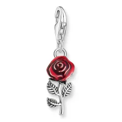 Thomas Sabo Charmista Club Silver Red Rose Charm