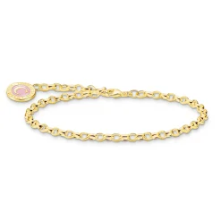 Thomas Sabo 18ct Gold Plated Charmista Club Coin Charm Bracelet