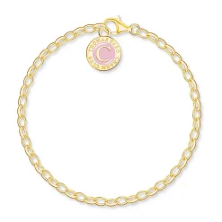 Thomas Sabo 18ct Gold Plated Charmista Club Coin Charm Bracelet