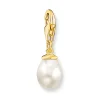 Thomas Sabo 18ct Gold Plated Pearl Charm