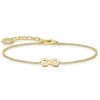 Thomas Sabo 18ct Yellow Gold Plated Infinity Bracelet