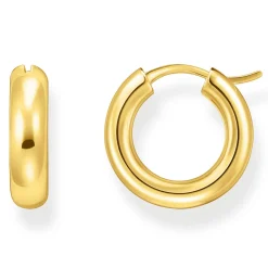 Thomas Sabo 18ct Yellow Gold Plated Hoop Earrings