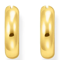 Thomas Sabo 18ct Yellow Gold Plated Hoop Earrings