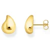 Thomas Sabo 18ct Yellow Gold Plated Teardrop Earrings