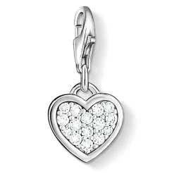 Thomas Sabo Generation Charm Club Silver and Cubic Zirconia Heart Charm