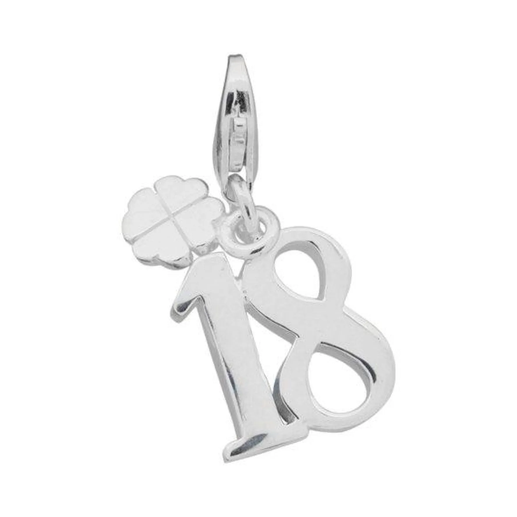 Thomas Sabo Generation Charm Club Birthday Silver Lucky 18 Charm