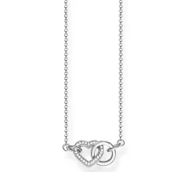 Thomas Sabo Glam & Soul Silver Heart Cubic Zirconia Necklace