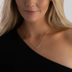 Thomas Sabo Glam & Soul Silver Heart Cubic Zirconia Necklace