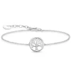 Thomas Sabo Glam & Soul Silver Cubic Zirconia Tree of Love Bracelet