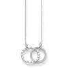 Thomas Sabo Glam & Soul Together Forever Silver Cubic Zirconia Necklace