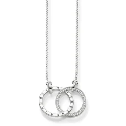 Thomas Sabo Glam & Soul Together Forever Silver Cubic Zirconia Necklace