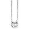 Thomas Sabo Glam & Soul Together Forever Silver Cubic Zirconia Necklace