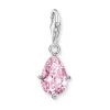 Thomas Sabo Pink Cubic Zirconia Drop Charm