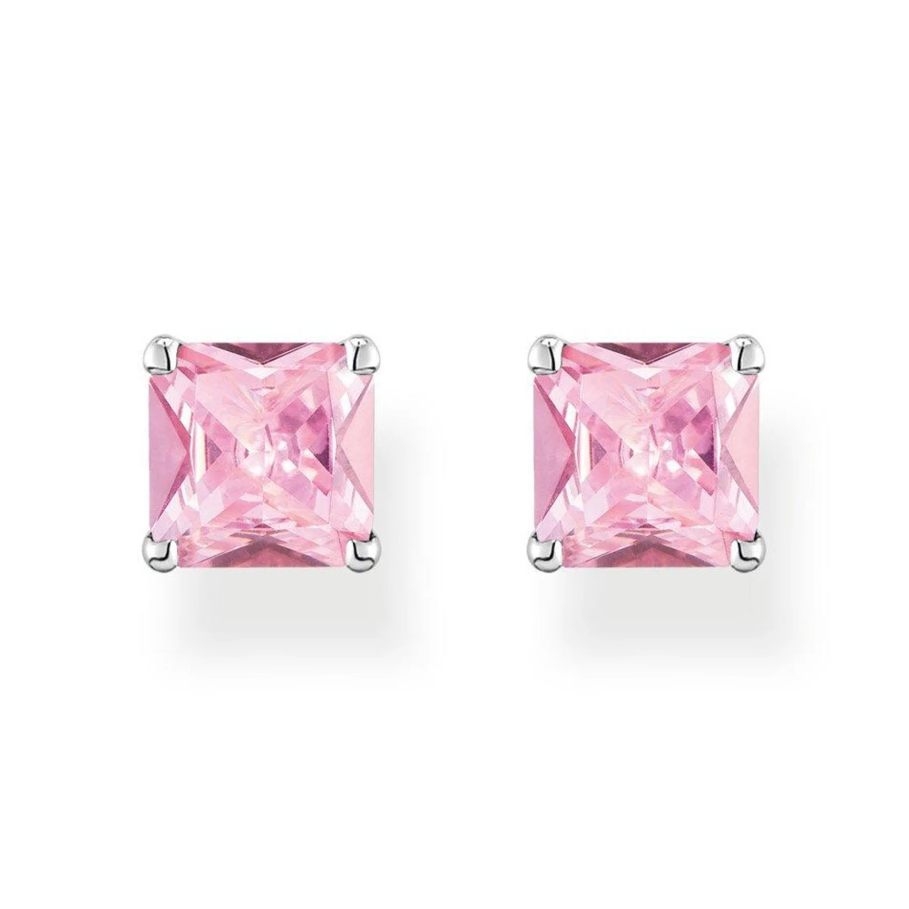 Thomas Sabo Pink Cubic Zirconia Stud Earrings