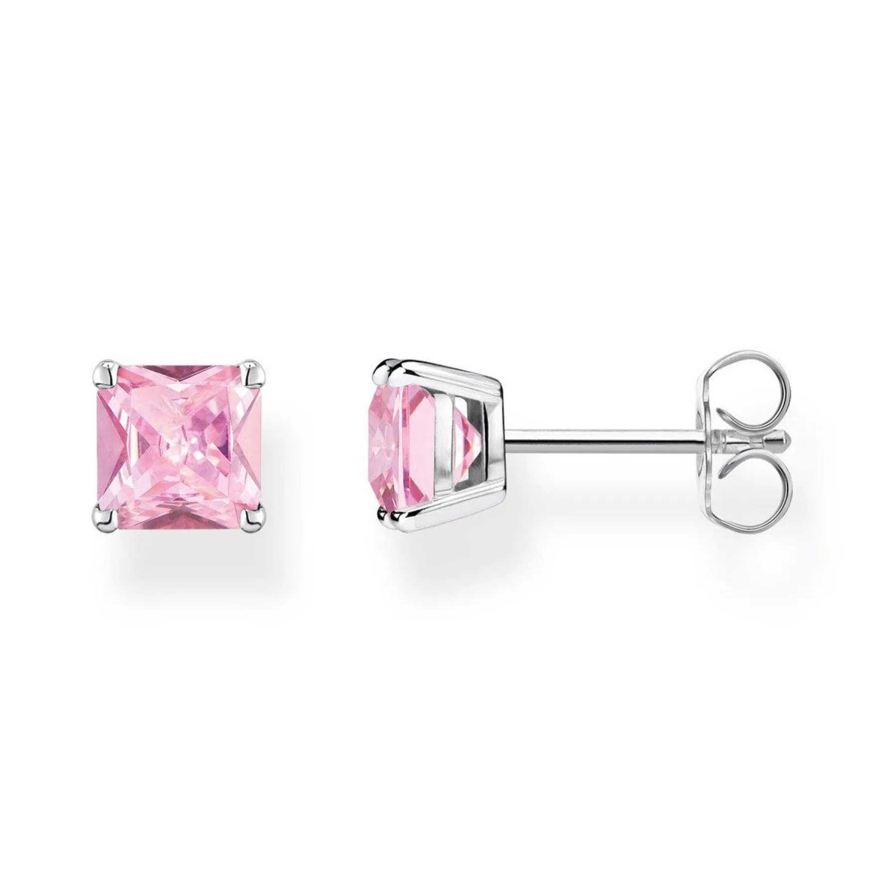 Thomas Sabo Pink Cubic Zirconia Stud Earrings