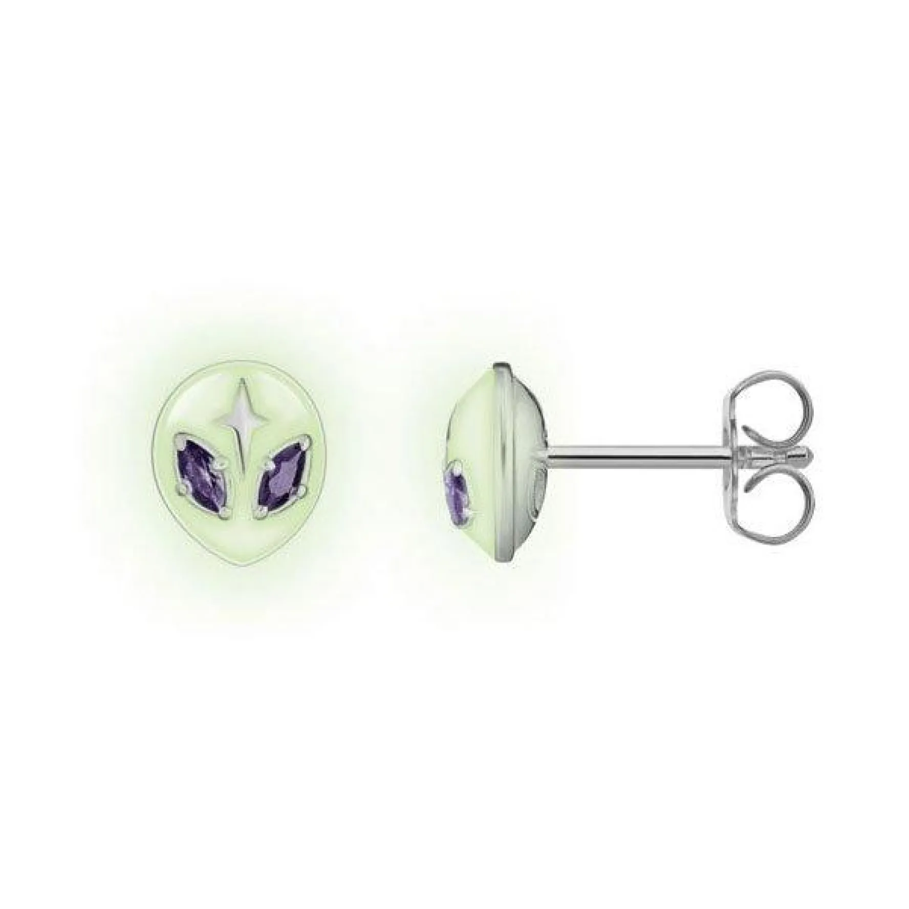 Thomas Sabo Silver Alien Stud Earrings