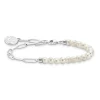 Thomas Sabo Silver Charmista Club Charm Pearl Bracelet