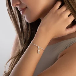 Thomas Sabo Silver Cubic Zirconia Initial E Charm