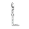 Thomas Sabo Silver Cubic Zirconia Initial L Charm