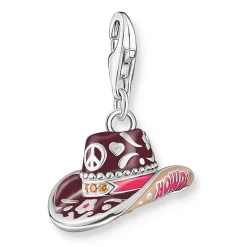 Thomas Sabo Silver Cubic Zirconia Cowboy Hat Charm
