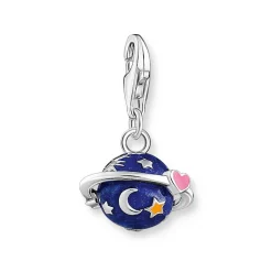 Thomas Sabo Silver Cubic Zirconia Planet Charm