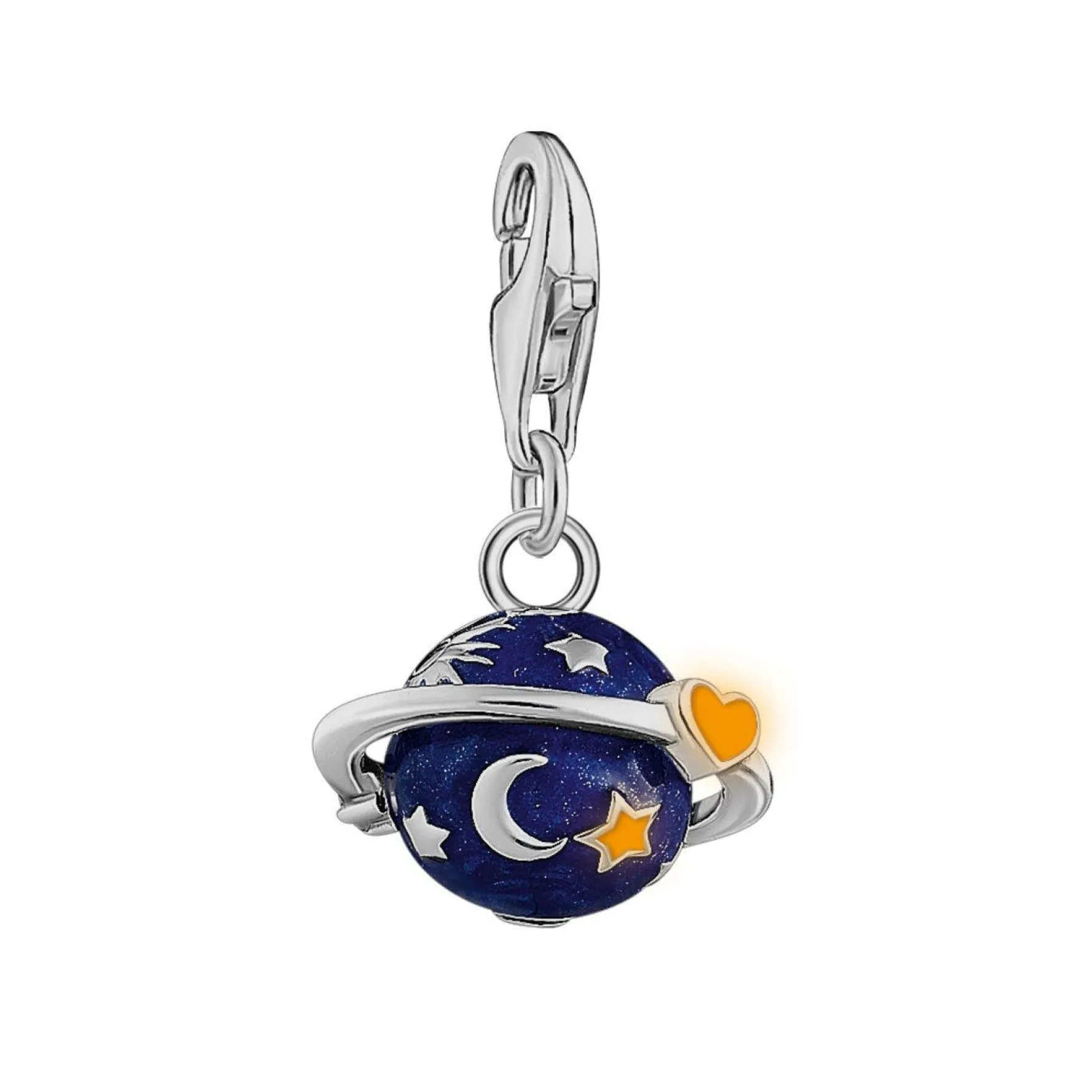 Thomas Sabo Silver Cubic Zirconia Planet Charm