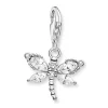 Thomas Sabo Silver Cubic Zirconia Butterfly Charm